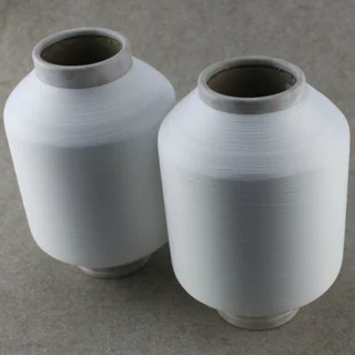 针织面膜适用锦纶包覆纱 白色2040/68F机包氨纶包覆纱  可定制
