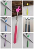 Dark pink 2 fingers....#Children's Reading Telescopic Finger Stick