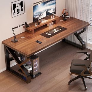 Solid Wood Computer Desk Desktop Desk Student Study Desk Bedroom Household Desk Small Apartment Simple E-sports Table