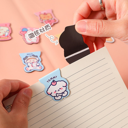 Bookmark Cartoon Book Page Clip Student Cute Magnet Bookmark Children's Day Graduation Gift Magnetic Bookmark Wholesale