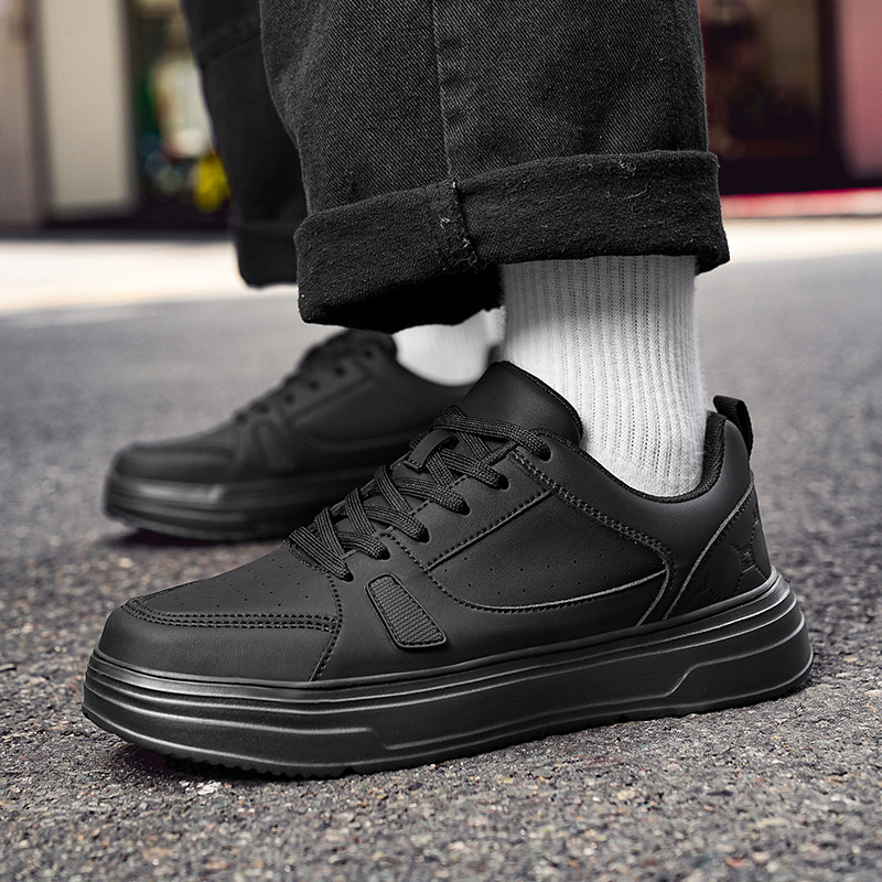 25 primavera y otoño transfronterizos ligeros antideslizantes cómodos zapatos de skate de estilo casual estudiantes pareja adolescente 48 zapatos blancos de tamaño grande