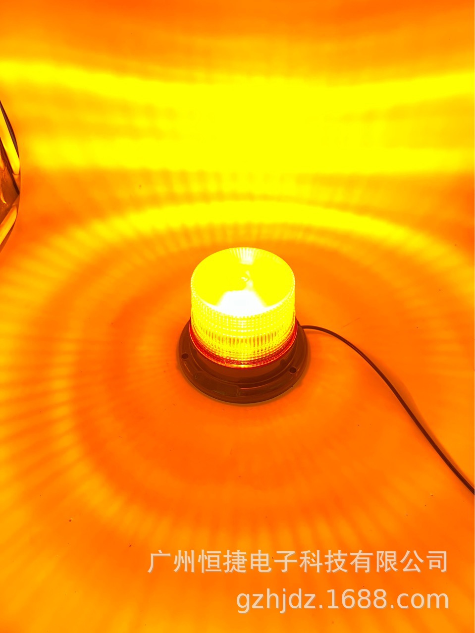 Car flash warning light ceiling school light 12-30V small yellow light forklift light 5630-24LED indicator light