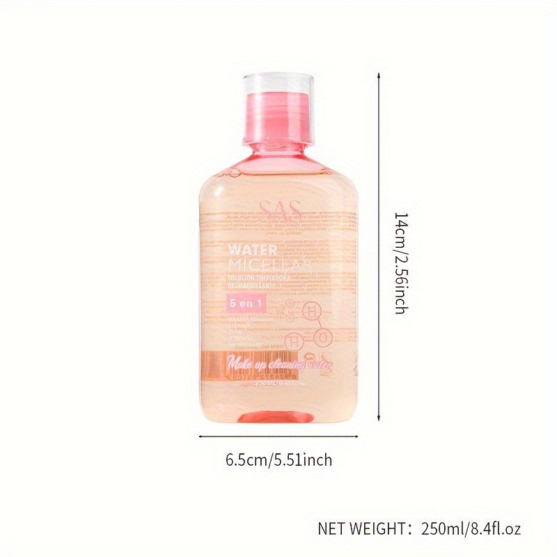 USHAS Europa y los Estados Unidos transfronterizos spot micelar limpiador de maquillaje profundo suave no irritante limpiador de maquillaje SAC022