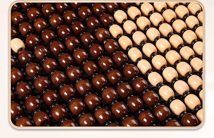 Car Seat Cushion, Summer Cooling Cushion, Wooden Bead Ventilated Seat Cushion, Summer Square Cushion, Breathable Butt Cushion, Truck Seat Single Cushion