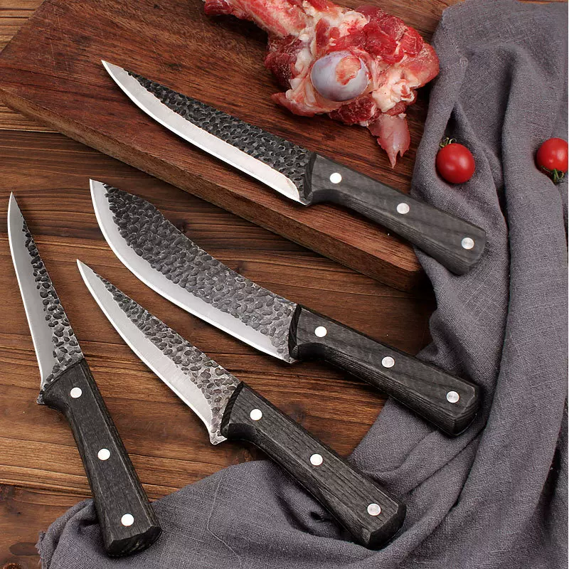 厂家批发剔骨刀多功能尖刀不锈钢雕刻刀锋利分割屠宰刀厨房切肉刀