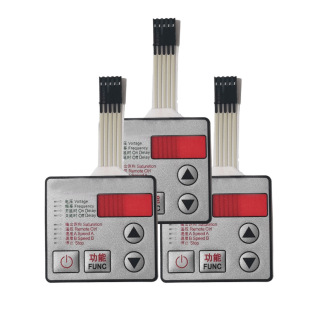 Vibration Disc Key Membrane Switch Conductive Membrane Panel Digital Tube Display Film
