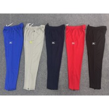 男子运动长裤收腿裤足球训练跑步健身裤春夏秋休闲束脚小脚拉链裤
