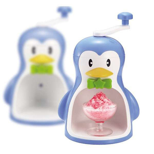PEARL Japanese Showa Penguin ice crusher White Bear shaved ice machine household manual smoothie machine continuous smoothie machine