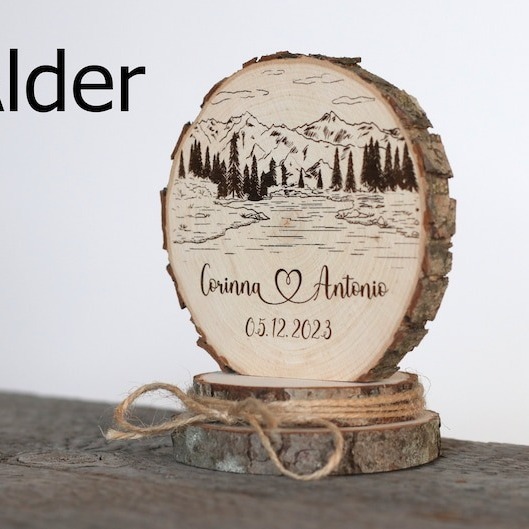 Amazon Hot Sale Personalized Love Tree Nombre Decoración de mesa Decoración de pastel de boda Personalizada image 3