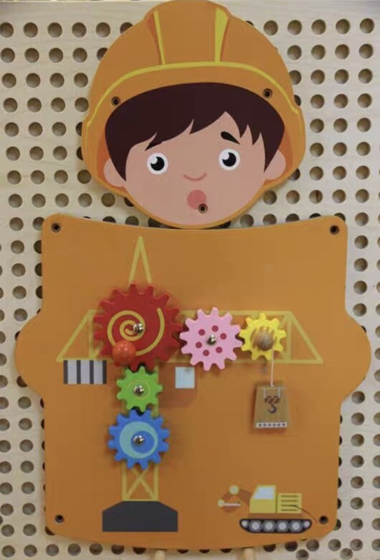 幼稚園の壁面玩具 愛国心を育む壁面ゲーム 高速鉄道 知育エリア 環境に優しい壁面装飾 早期教育玩具 木製|undefined