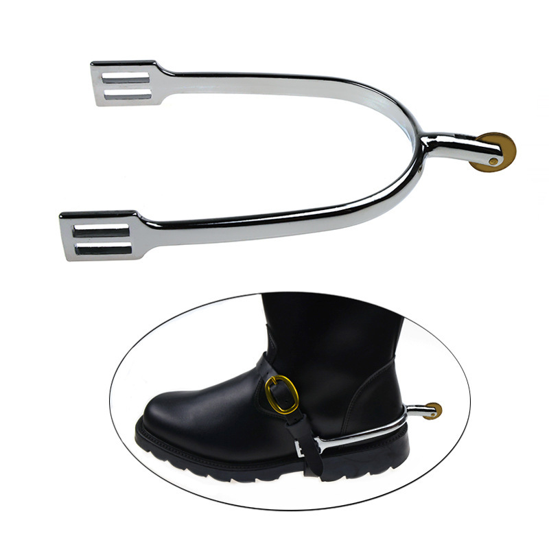 Zinc Alloy British Style Spur Surface Chrome Plated Neck Length about 30mm Men's Spur [Sp6108Zmr]
