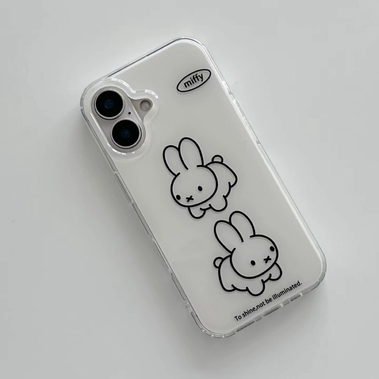 Apple, кролик, iPhone 16/15, двухслойный чехол для телефона, 15промакс, 11 шт., защита от падения, iphone