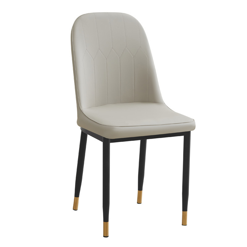 Silla de comedor de lujo ligera, taburetes domésticos, estilo nórdico simple, mesas y sillas de maquillaje en línea, restaurantes de hotel, mesas y sillas de comedor de hierro forjado
