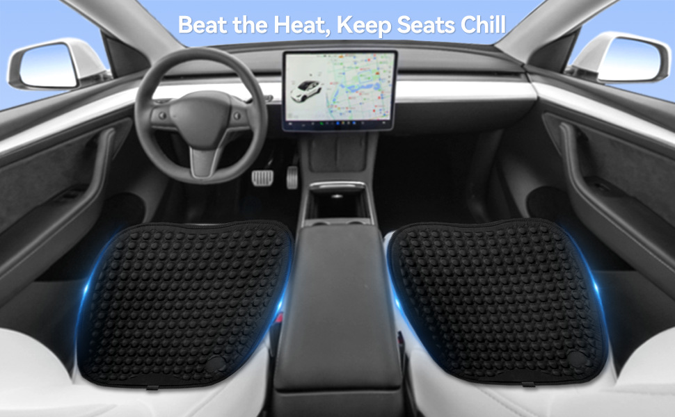 Honeycomb Gel Seat Cushion Car Seat Cushion Solid Gel Summer Ice Cushion Home Cooling Cushion Car Seat Cushion