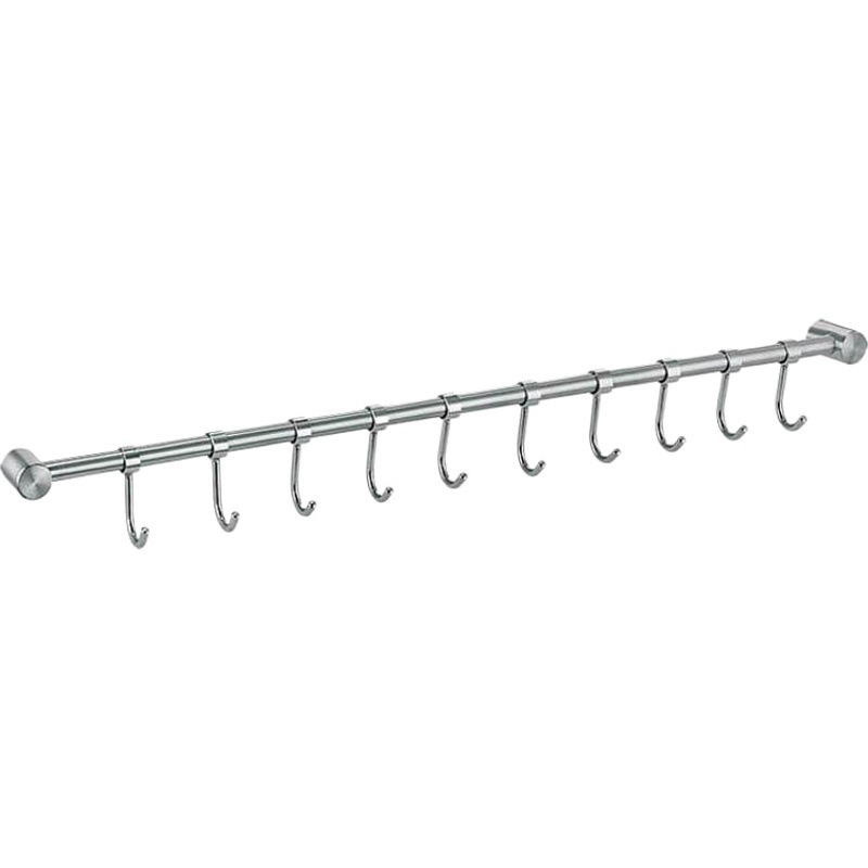 304 de acero inoxidable gancho de ropa de baño gancho de perforación cocina colgando varilla baño toalla gancho cocina fila gancho