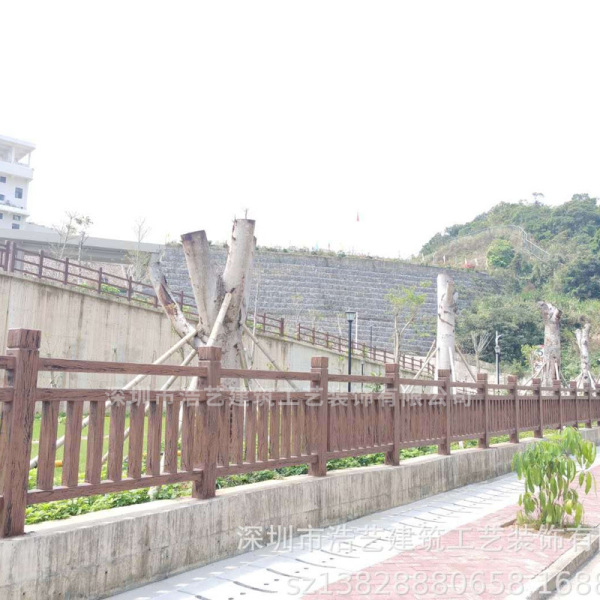 Haoyi green imitation ecological cement imitation wooden railing…