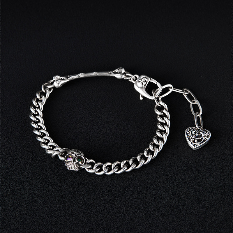 Twist tejido S925 pulsera chapada en plata para hombres y mujeres personalidad retro pulsera de plata tailandesa diseño de nicho original joyería abierta