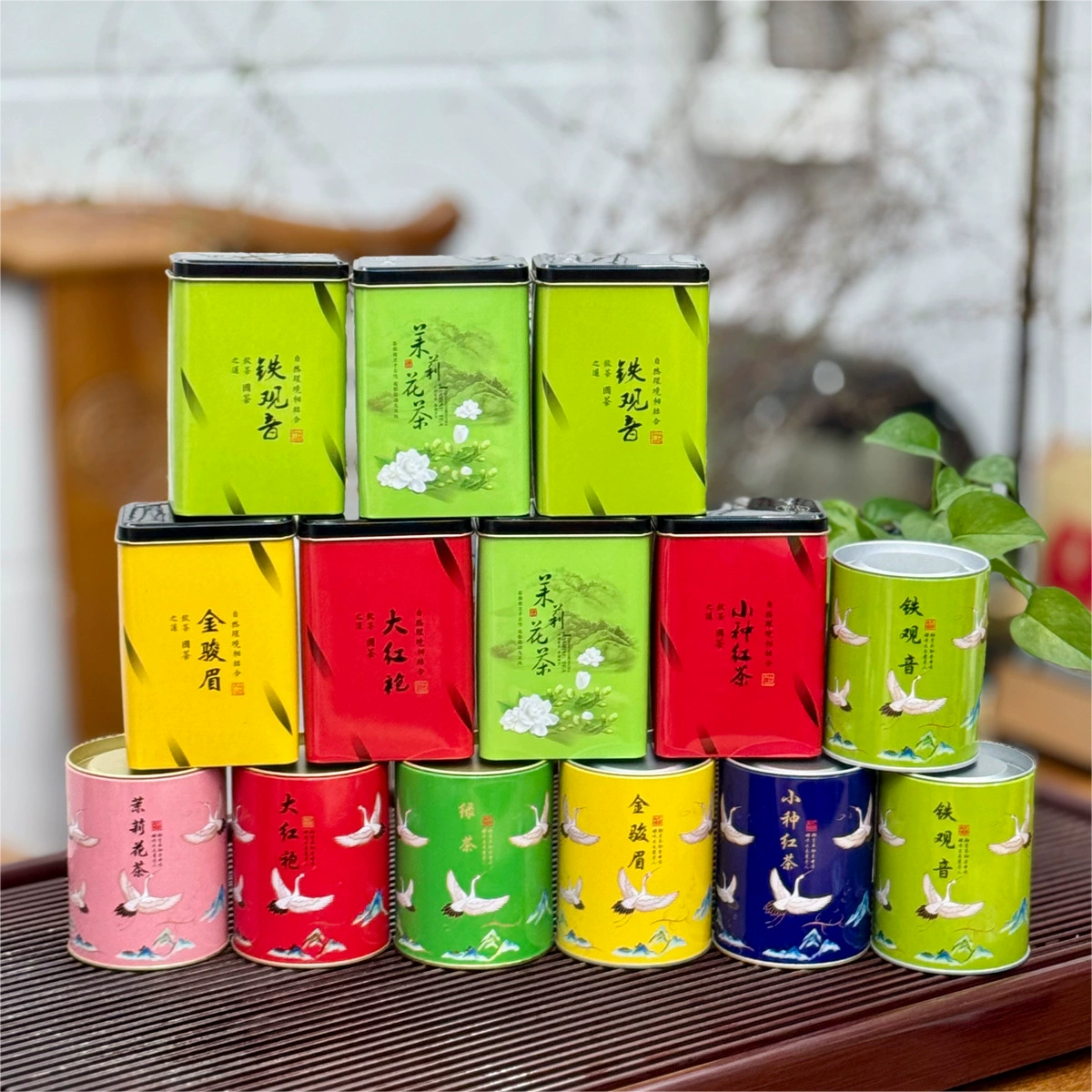 Поставка комбинации чая Tieguanyin маленький вид Jin Junmei Jasmine 50g Консервированный трансграничный источник супермаркет зеленый чай оптом