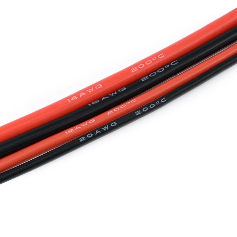 Провод силиконовый Naigao Wente 18AWG красный