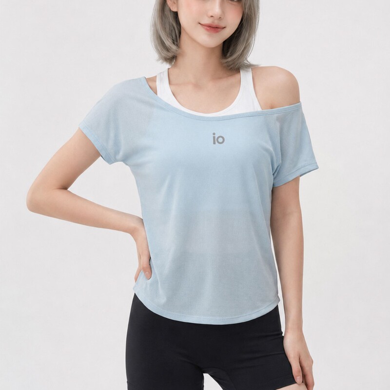 Original Correct Version Aloairify Series Loose Yoga Wear Thin Quick-Dry Sports Cover-Up Top Short-Sleeved T-Shirt Original Correct Version Aloairify Series Loose Yoga Wear Thin Quick-Dry Sports Cover-Up Top Short-Sleeved T-Shirt