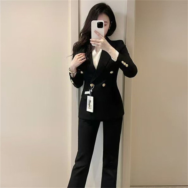 Set, jacket, autumn overall, classic suit, for students