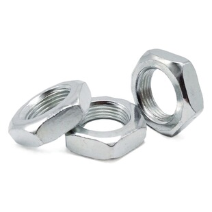 Direct supply of carbon steel galvanized fine tooth coarse tooth hexagon nut matching tooth tube multi-specification screw cap lamp accessories