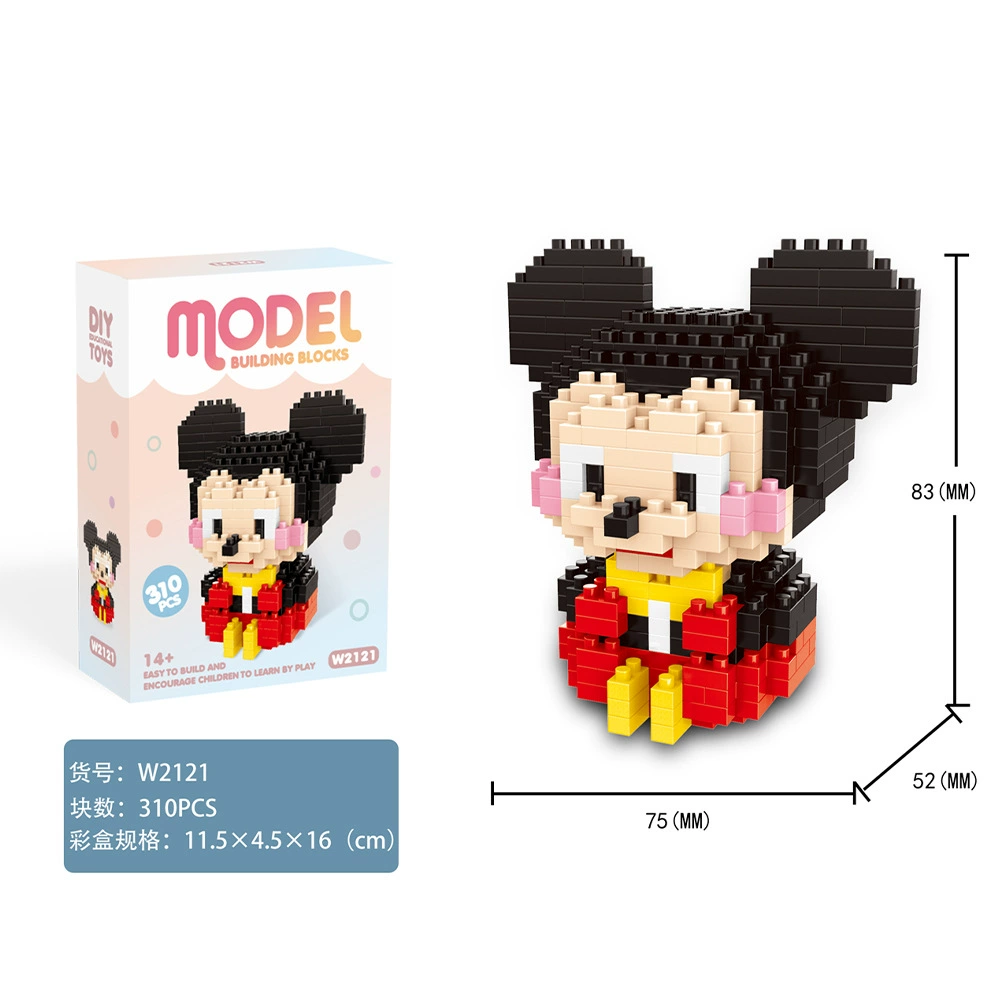 Мини-фигурка конструктор набор LEGO-подобные маленькие мини-фигуры, разные животные персонажи, наноблоки