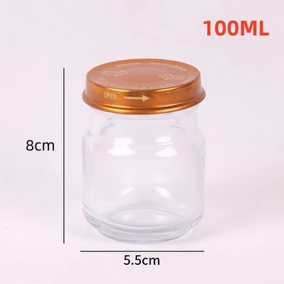 Botella de Nido de Pájaro botella de Nido de Pájaro pequeño guisado fresco botella de Nido de Pájaro instantáneo sub-botella de miel olla de pescado sellado botella vacía de pegamento al por mayor 50