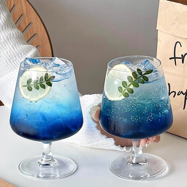 ins风矮脚玻璃杯鸡尾酒杯饮品杯苏打气泡水杯饮料调酒杯子高级感|undefined