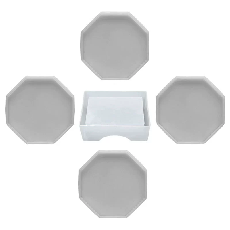 Silicone mold, storage box, round square set handmade