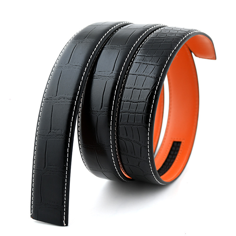 New Cross-Border Men's Crocodile Belly Pattern Automatic Belt Strap Manufacturer Wholesale Online Store Fashion Belt New Cross-Border Men's Crocodile Belly Pattern Automatic Belt Strap Manufacturer Wholesale Online Store Fashion Belt
