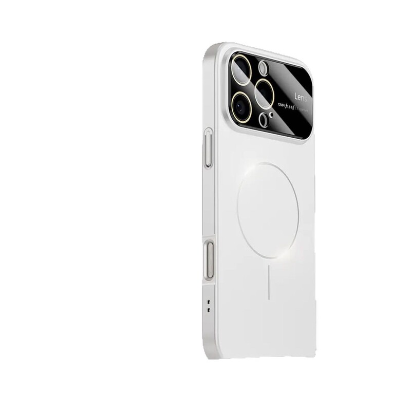 iPhone16PROMAXに適した17秒で変身する携帯電話ケース、大きな窓、つや消しの細いリング、磁気吸引、Apple 15/14 New|undefined