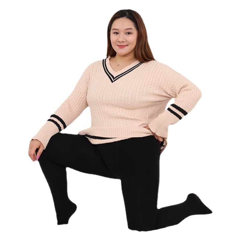 Calcetines de pierna ligera artefacto anti-fouling Cola pantimedias mujeres Otoño e Invierno pantalones de una sola pieza forrados de lana gruesa pantalones calientes ropa exterior pantimedias