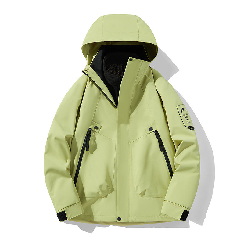 新款冲锋衣女三合一防风防水户外登山服男可拆卸外套团购定制logo|undefined