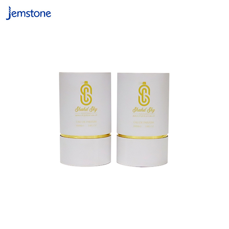 带中缝金卡纸裱内管圆纸筒烫金工艺香水瓶纸罐蜡烛罐纸管包装圆筒