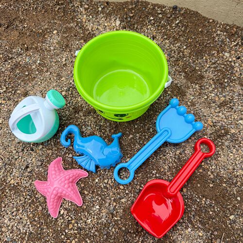 Children's sand digging set beach cart shovel sand bucket toy park coastal scenic area sand playing tools