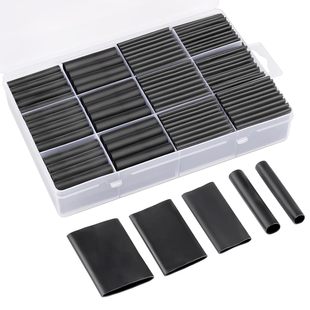 Schrumpfschlauch Set, 196 Pieces Schrumpfschlauch Black Mi