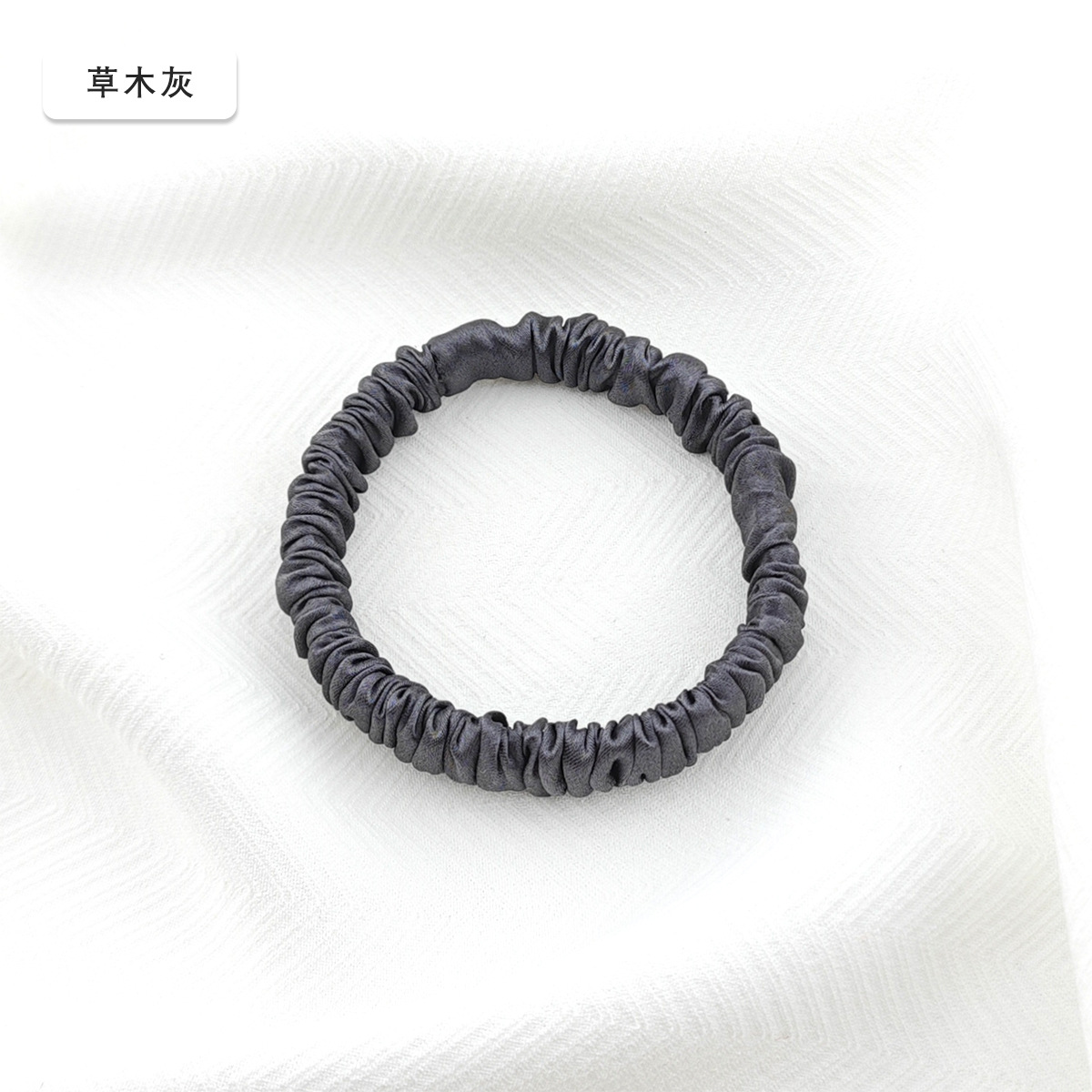 19 mm mm 1 cm anillo de cabello de seda 100% anillo de cabello de seda pequeño tocado de cabello de cuerda de seda de alta calidad anillo de cabello de intestino delgado