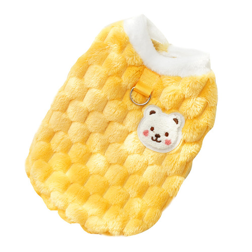Tractionable puppy clothes, new cat autumn and winter models, Bichon Frize pet Teddy cat and dog supplies plus velvet wholesale