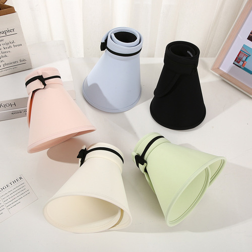 Summer New Arrival Strappy Bucket Hat Outdoor Sports Sun Hat Korean Style Fresh and Sweet Large Brim Sun Hat for Women