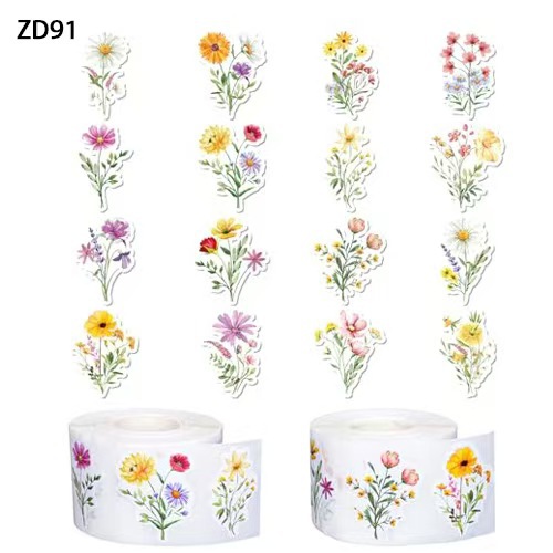 Self-adhesive waterproof sticker, evening dress, 200 pieces