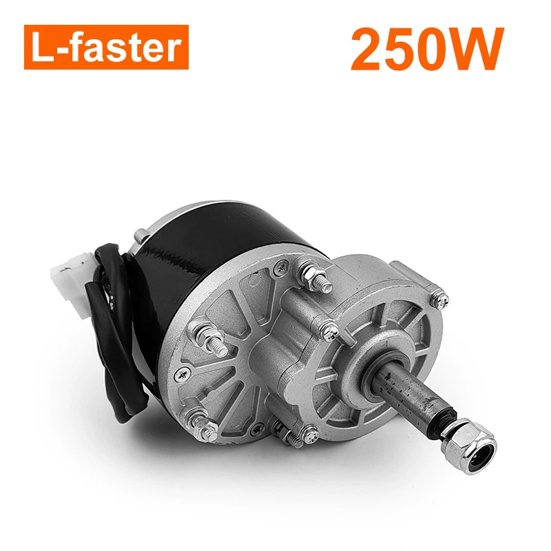 24V 250W 350W Электрический щеточный мотор-редуктор с коробкой передач, подходящей для самостоятельного вождения электрической инвалидной коляски