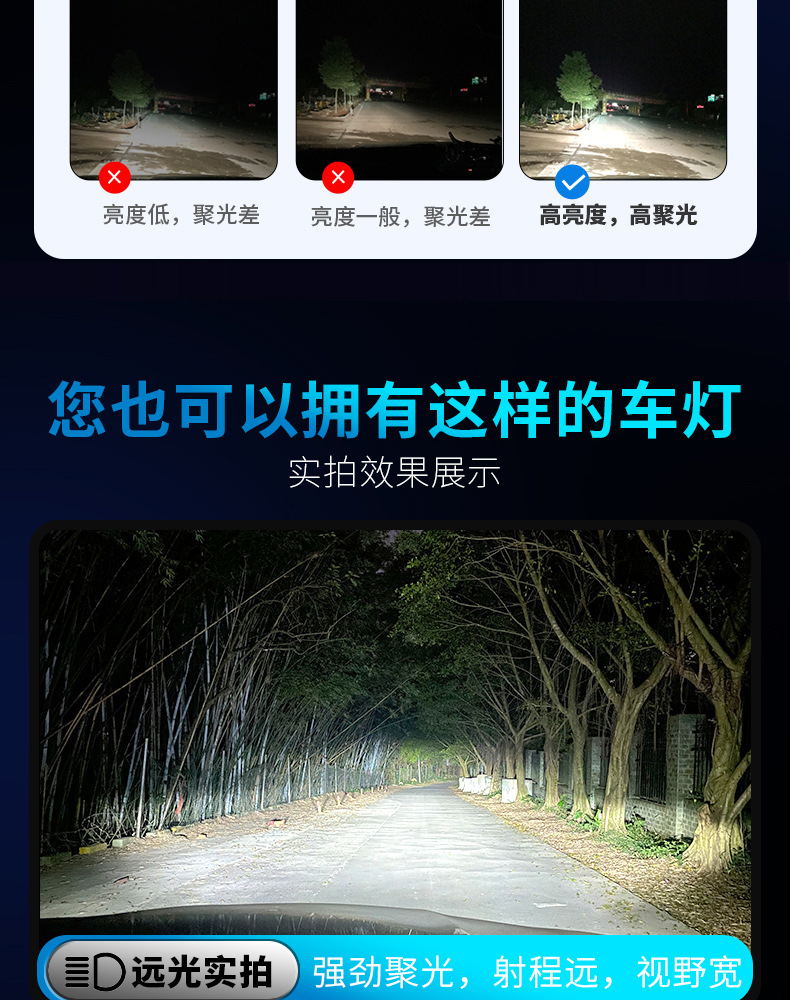 Explosive 140W double copper tube high power car LED headlight h11h4 bulb h7led lamp car led headlight