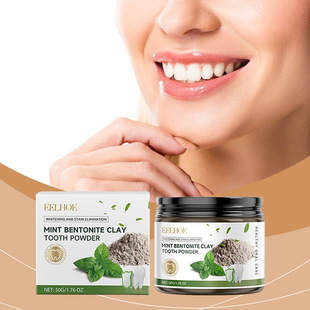 EELHOE Volcanic Ash Teeth Cleaning Dental Powder Cleaning Oral Odor Confidence Smile Teeth Cleaning Care Dental Powder