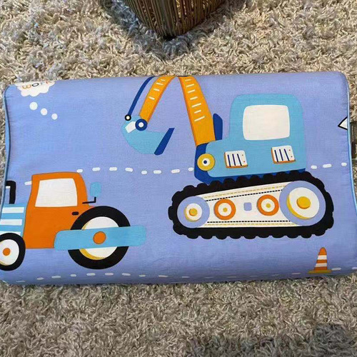 New Children's Cartoon Latex Pillow Student Baby Cervical Support Pillow Core Live Stream Gift Pillow Manufacturer Wholesale Distributor