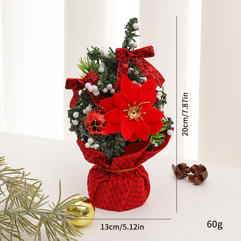 Nuevo mini árbol de Navidad decoración de escritorio de Navidad 20cm en stock al por mayor