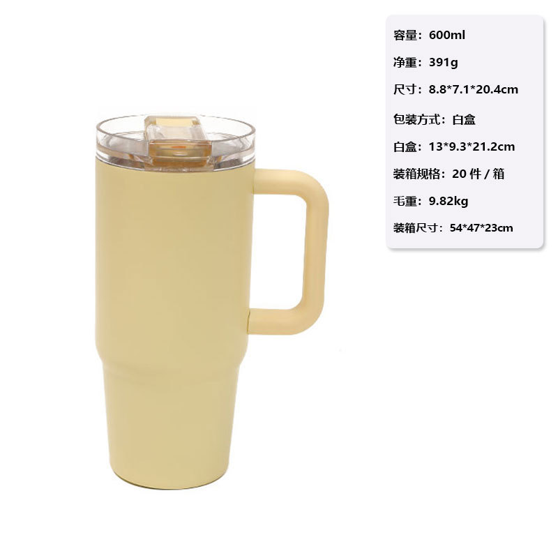 厂家直供可折叠儿童保温杯 易清洗高颜值吸管杯 便携带手柄喝水杯|undefined