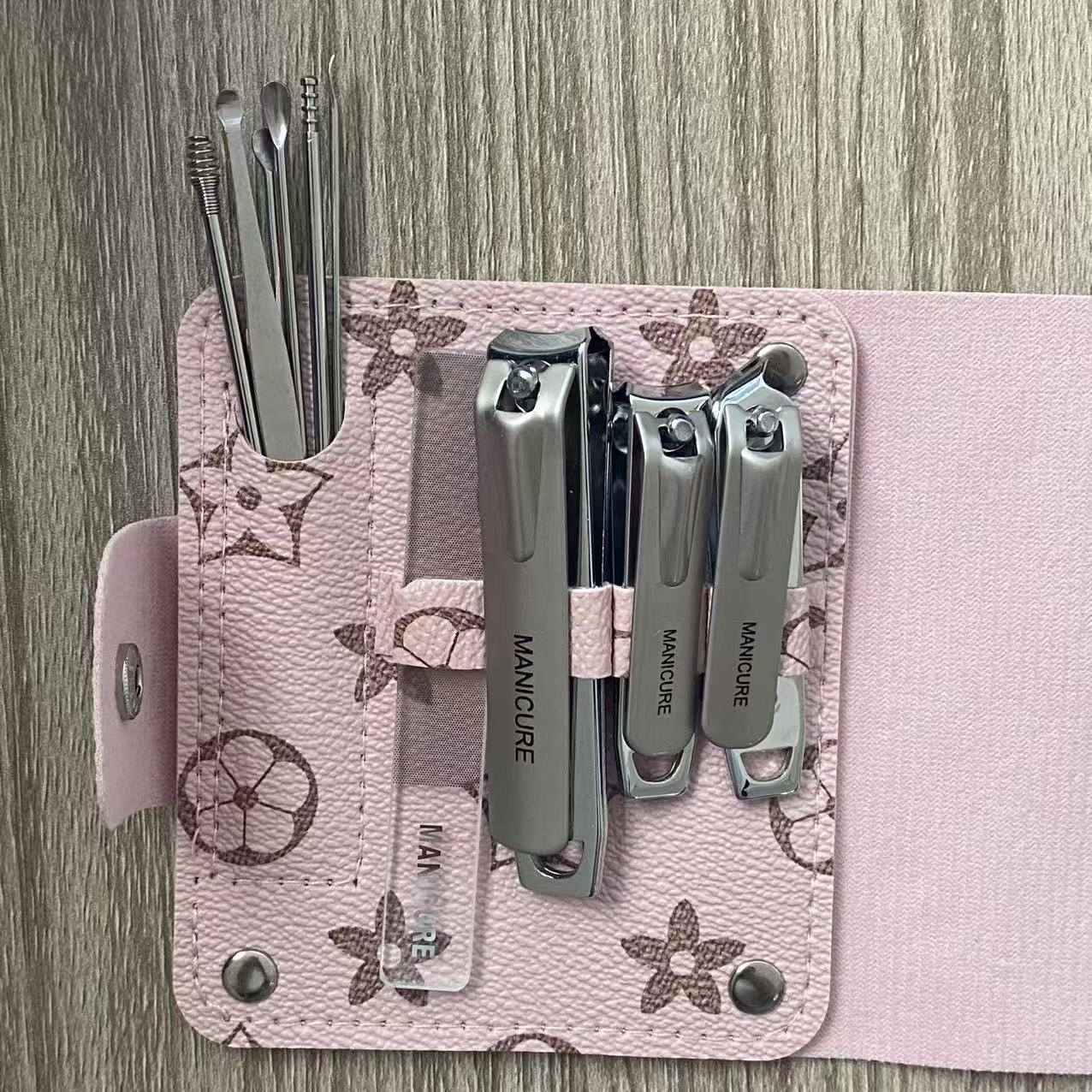 10-Piece New Nail Clipper Set, Angled Nail Clippers, Manicure Set Tools, Pedicure File, Foot Knife, Home Use Set