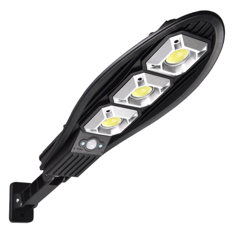 Nuevo control remoto lámpara de jardín solar al aire libre inducción del cuerpo humano LED lámpara de calle 90 núcleo COB lámpara de calle de inducción