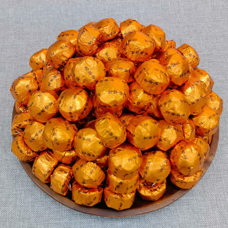 Tangerine Peel Pu'Er Tea Loose Leaf 500g, Tangerine Ripe Tea Mini Small Tuo Tea, Convenient to Brew, Yunnan Pu'Er Tea Leaves Wholesale